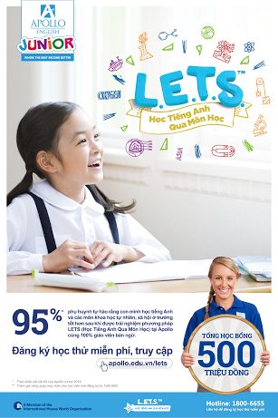 Học bổng tiếng anh tại Apollo English Học bổng tiếng anh tại Apollo English