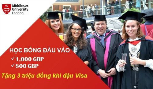Học bổng du học Anh năm 2015 tại Đại học Middlesex  Học bổng du học Anh năm 2015 tại Đại học Middlesex