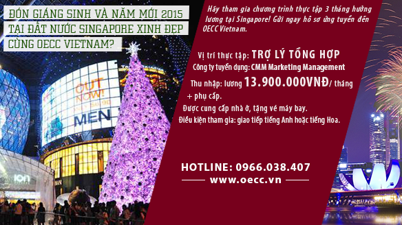 Chương trình thực tập hưởng lương tại Singapore