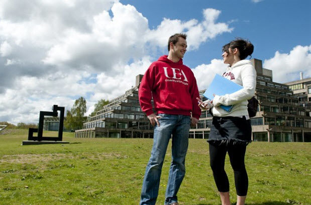 Học bổng 100% học phí từ University of East Anglia