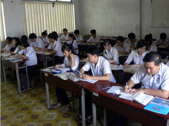 Học sinh lo lắng về cụm thi Học sinh lo lắng về cụm thi