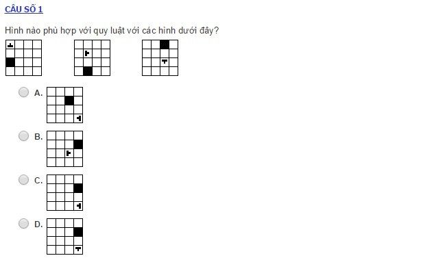 Thử sức với bộ đề kiểm tra IQ của học sinh
