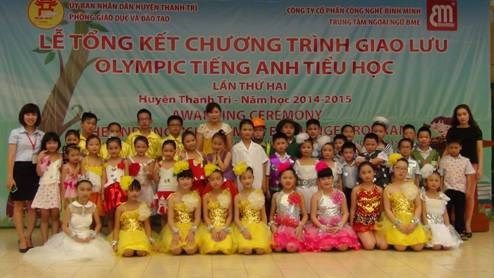 Hà Nội: Rộn ràng Olympic tiếng Anh tiểu học huyện Thanh Trì - Ảnh 1