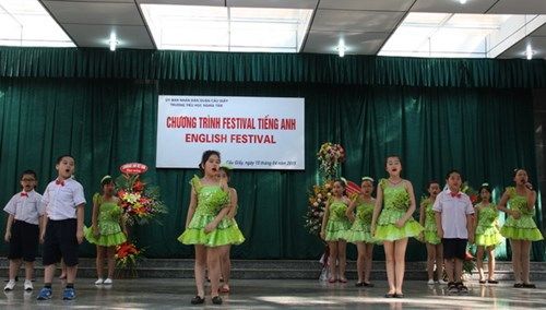 Học sinh trường tiểu học Nghĩa Tân (Hà Nội) hào hứng cùng Festival tiếng Anh  - Ảnh 6