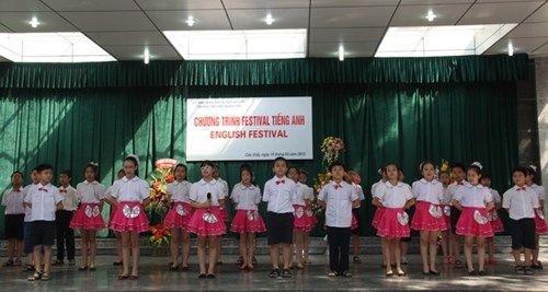 Học sinh trường tiểu học Nghĩa Tân (Hà Nội) hào hứng cùng Festival tiếng Anh  - Ảnh 9