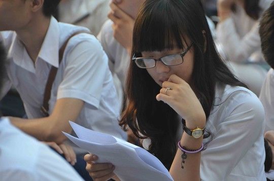 Thí sinh TP Đà Nẵng tham gia kỳ thi tốt nghiệp THPT 2014