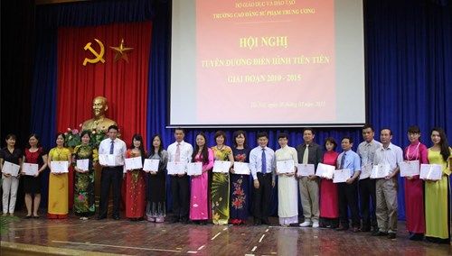 Tuyên dương gương điển hình tiên tiến của Trường CĐ Sư phạm T.Ư