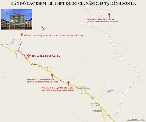 Nhiều hoạt động hỗ trợ thí sinh thi tại Sơn La - Ảnh 2