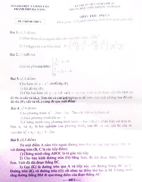      Nhận điểm thi vào lớp 10 tại tất cả các tỉnh sớm nhất bằng cách soạn tin: ADTM <tỉnh><Số BD> gửi 8702, ví dụ: ADTM HANOI 123456 => gửi 8702      Để tra điểm chuẩn vào 10 của tất cả các trường tại các tỉnh, soạn tin theo cú pháp: ADCM <tỉnh><Mã trường> gửi 8702. VD: Thí sinh ở Hà Nội, thi vào trường THPT Trương Định, soạn tin: Soạn tin:  ADCM HANOI 50 gửi 8702, trong đó 50 là mã trường THPT Trương Định,