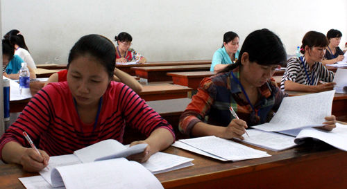 Hàng loạt trường ở TP HCM hoàn tất chấm thi THPT quốc gia