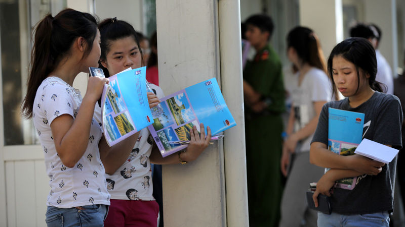 Chùm ảnh ngày thi thứ 3 của kỳ thi tốt nghiệp THPT quốc gia