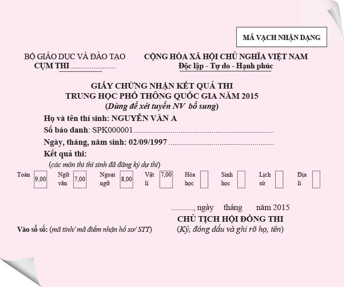  Hướng dẫn đăng ký xét tuyển ĐH, CĐ 2015