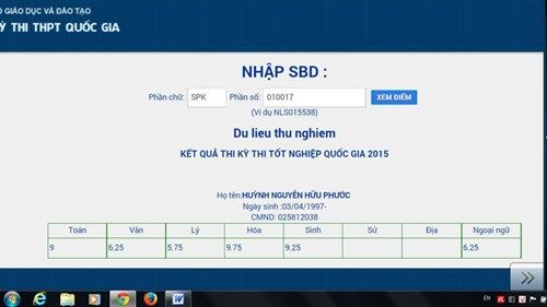 Thí sinh không xem được điểm hôm nay thì để mai, ngày kia