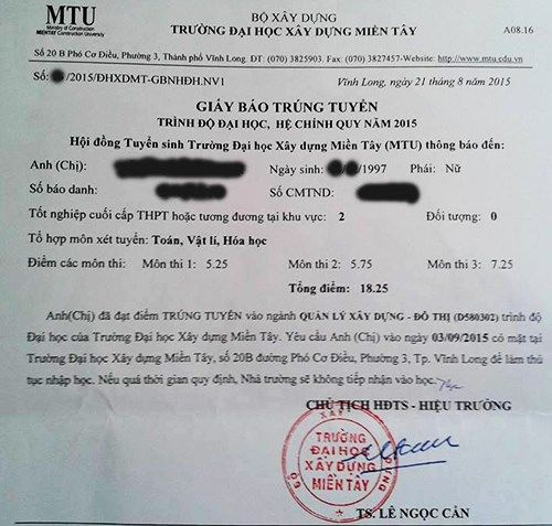 ĐH Thể dục Thể thao Bắc Ninh công bố điểm trúng tuyển - Ảnh 1