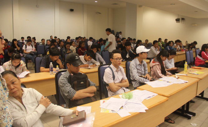 Tình hình xét tuyển ngày 17/8