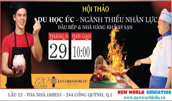 Du học ngành Ẩm Thực - Du lịch - Nhà hàng - khách sạn : Cơ hội việc làm và Định cư tại Úc