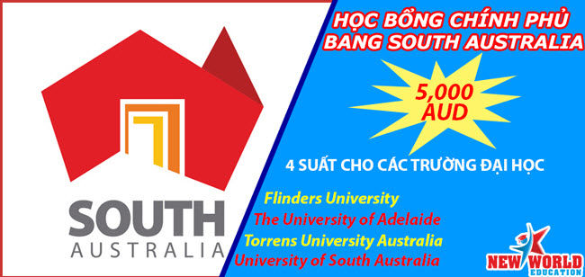 Học bổng danh giá từ chính phủ bang Nam Úc 2016 dành cho sinh viên Việt Nam 