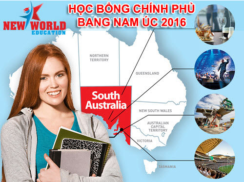 Học bổng danh giá từ chính phủ bang Nam Úc 2016 dành cho sinh viên Việt Nam 