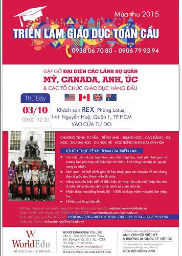 Triển lãm giáo dục toàn cầu mùa thu 2015
