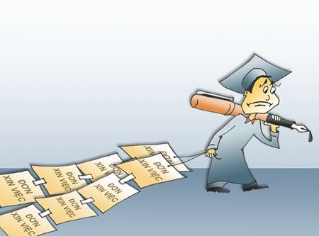 199.400 cử nhân, thạc sĩ thất nghiệp - lạ lùng càng học càng dễ...đứng đường