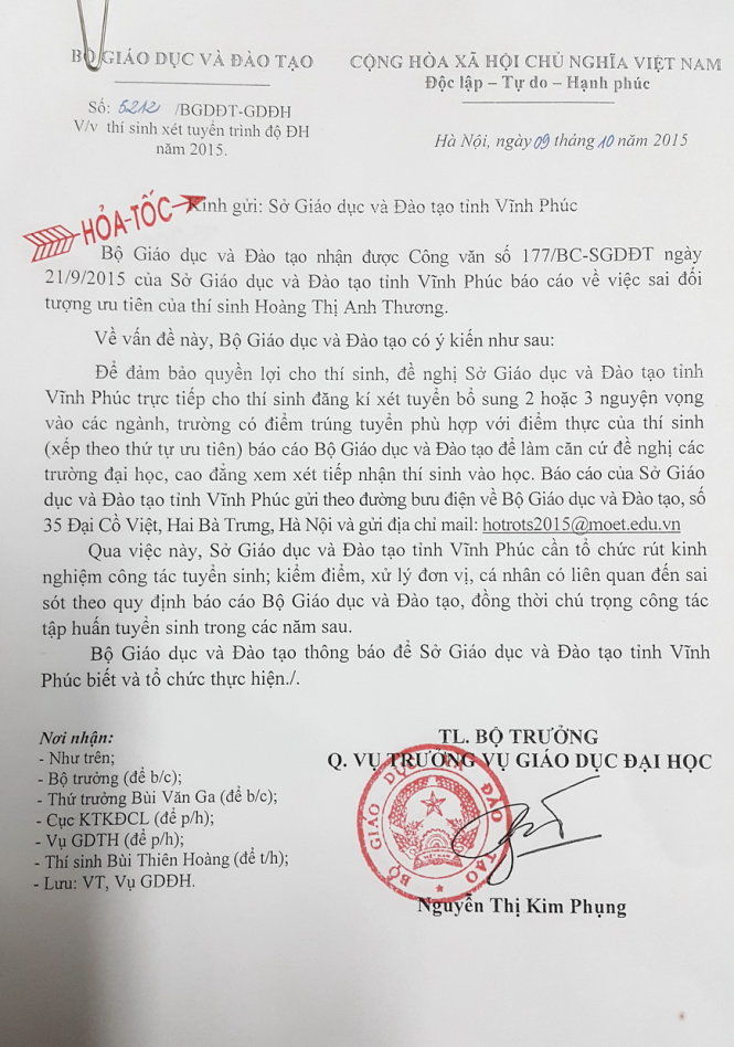 Trường "hiểu sai câu chữ", thêm một thí sinh rớt oan