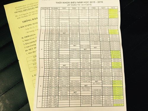 Trường phổ thông chỉ dạy 4 môn