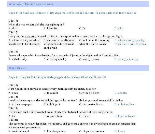 ĐH Quốc gia Hà Nội công bố đề thi mẫu