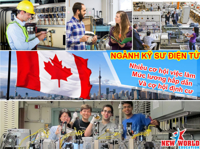 Du học Canada ngành Kỹ sư điện tử, cơ hội việc làm và định cư cùng visa ưu tiên 2016