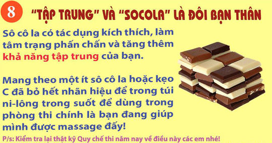 15 điều thí sinh cần thấm trước giờ thi