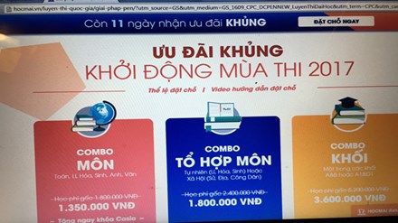 Bùng nổ lò luyện thi trắc nghiệm