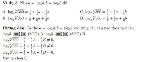 Cách sử dụng máy tính cầm tay để giải nhanh Toán thi THPT quốc gia 2017 Cách sử dụng máy tính cầm tay để giải nhanh Toán thi THPT quốc gia 2017