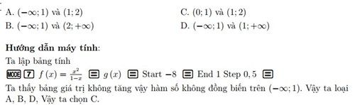 Cách sử dụng máy tính cầm tay để giải nhanh Toán thi THPT quốc gia 2017 Cách sử dụng máy tính cầm tay để giải nhanh Toán thi THPT quốc gia 2017