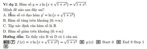 Cách sử dụng máy tính cầm tay để giải nhanh Toán thi THPT quốc gia 2017 Cách sử dụng máy tính cầm tay để giải nhanh Toán thi THPT quốc gia 2017