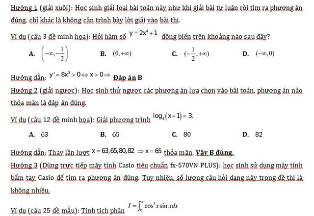 Chuyên gia mách nước 10 kinh nghiệm ôn luyện bài trắc nghiệm môn Toán đạt điểm cao