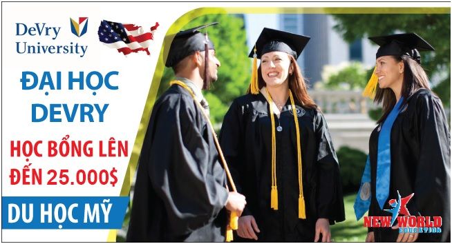 Du học Mỹ 2016 cùng Đại Học Devry với học bổng 25,000 USD Du học Mỹ 2016 cùng Đại Học Devry với học bổng 25,000 USD