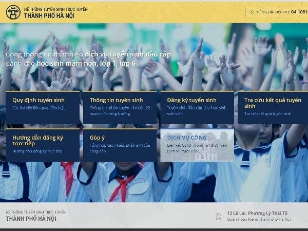 Danh sách 50 đường dây nóng hỗ trợ tuyển sinh đầu cấp tại Hà Nội