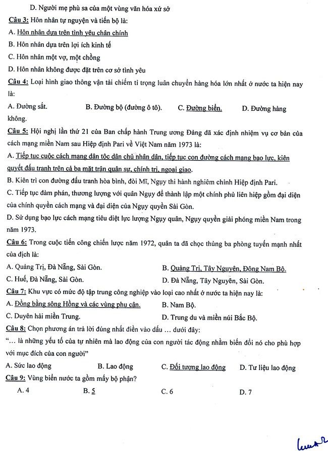 Đáp án đề thi năng khiếu vào Học viện Báo chí tuyên truyền năm 2016