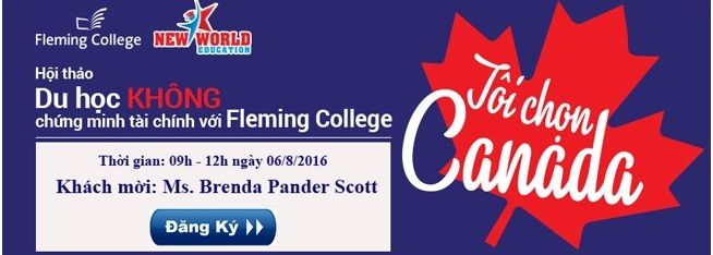 Hội thảo du học Canada trường Fleming College cùng Visa ưu tiên CES 2016