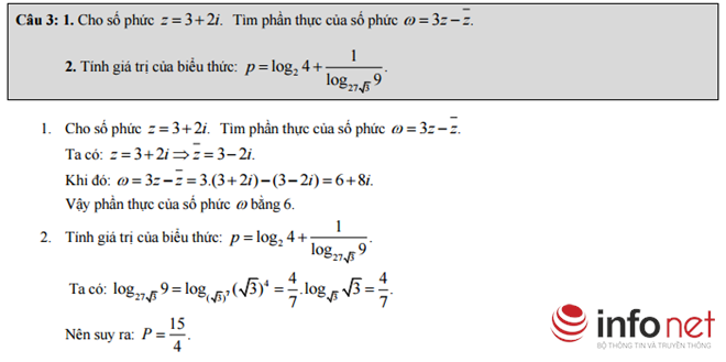 Hà Nội: Đáp án đề thi thử môn Toán THPT Quốc gia 2016 Hà Nội: Đáp án đề thi thử môn Toán THPT Quốc gia 2016