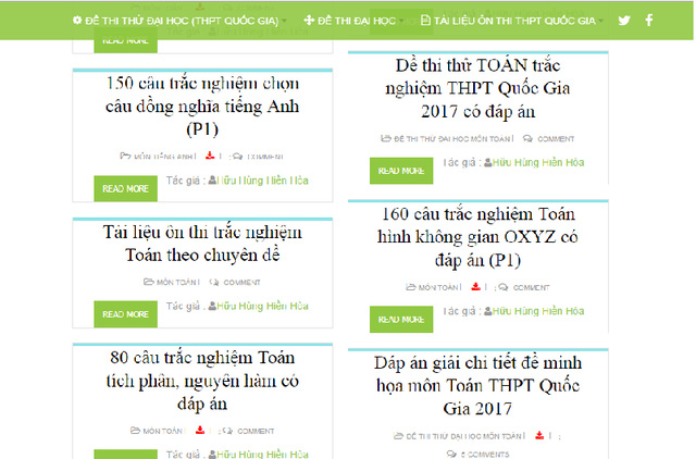 Học sinh hoang mang vì "ma trận" đề thi thử online Học sinh hoang mang vì "ma trận" đề thi thử online