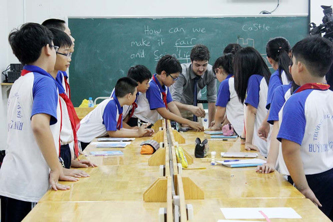 Học sinh hứng thú với chương trình tiếng Anh tích hợp Học sinh hứng thú với chương trình tiếng Anh tích hợp