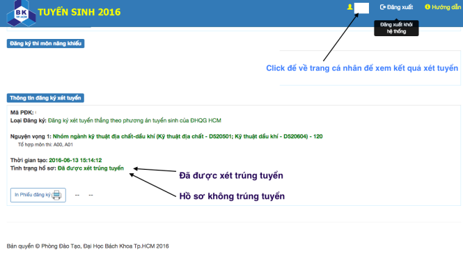 207 thí sinh đầu tiên trúng tuyển vào ĐH Bách khoa TP.HCM
