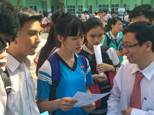 Không phân biệt quyền lợi ở 2 cụm thi Không phân biệt quyền lợi ở 2 cụm thi