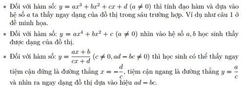 Kinh nghiệm dạy Khảo sát hàm số, HS lũy thừa, HS mũ-HS lôgarit thi THPT quốc gia