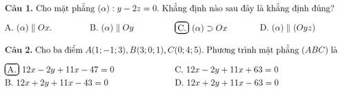 Kinh nghiệm dạy phương pháp tọa độ không gian theo hướng thi trắc nghiệm Kinh nghiệm dạy phương pháp tọa độ không gian theo hướng thi trắc nghiệm