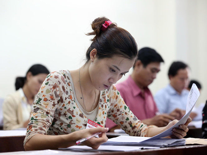 Một nhóm ngành có nhiều mức điểm trúng tuyển