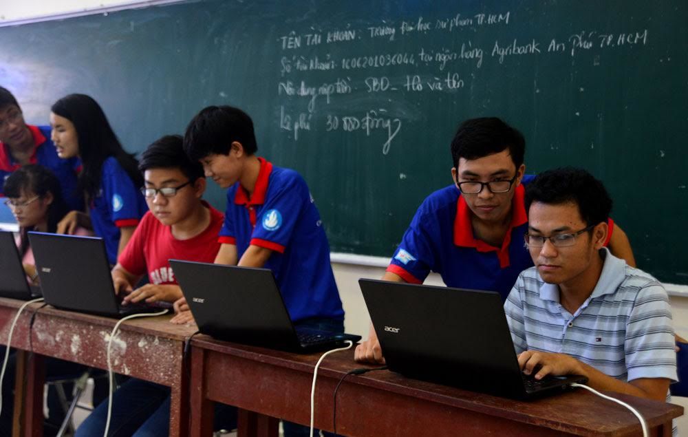 Nguồn thí sinh khoảng trên 23 điểm đã cạn kiệt