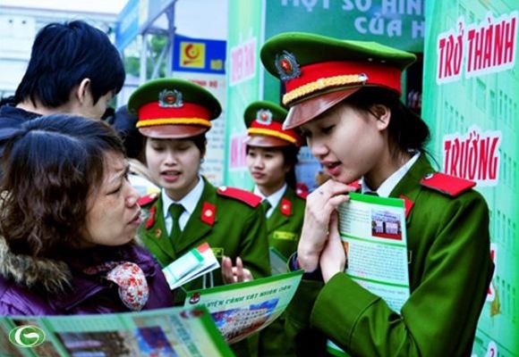 Thông tin mới nhất về chỉ tiêu, khối thi, vùng tuyển sinh vào các trường CAND 2016