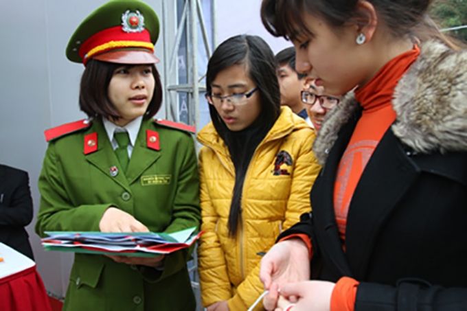 Tiêu chuẩn để dự thi vào các trường khối Công an nhân dân