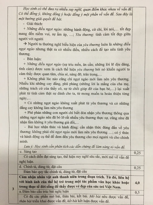TP HCM công bố đáp án đề thi tuyển sinh lớp 10